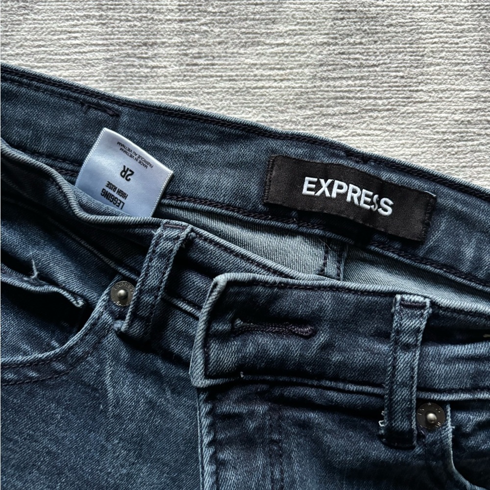 Express Legging High Rise Performance Stretch Jea… - image 4